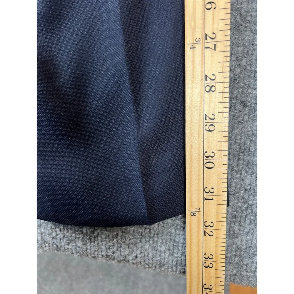Suitsupply Dress Pants Mens Size 34x31.5 Navy Blue Brescia Int Wool Luxury